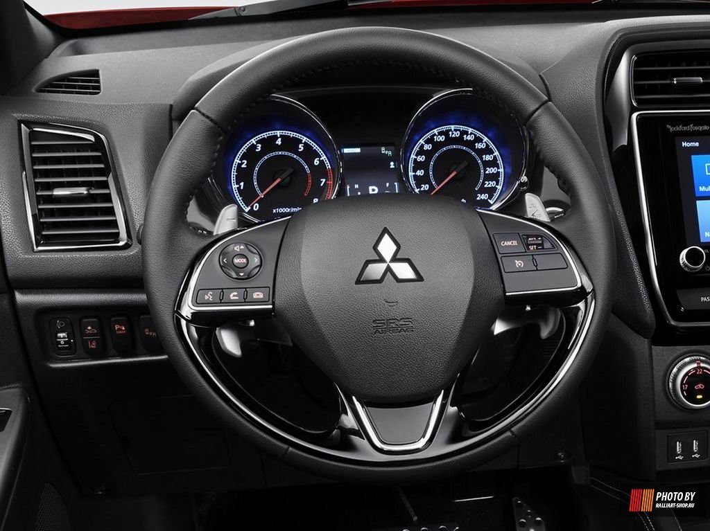 Кнопки круиз-контроля на рестайлинг руль Mitsubishi ASX/Outlander/Eclipse Cross